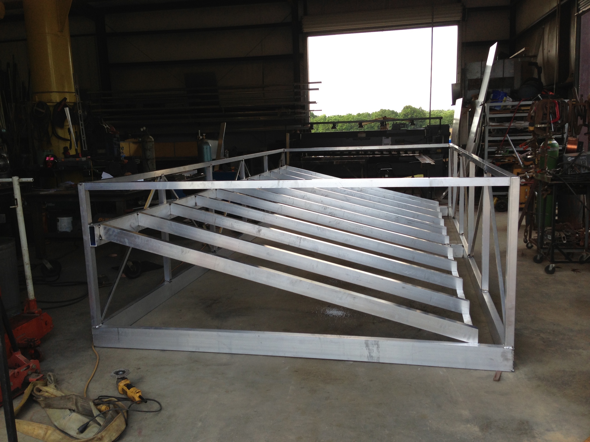 Gulf Coast Welding structural steel fabrication and erection project