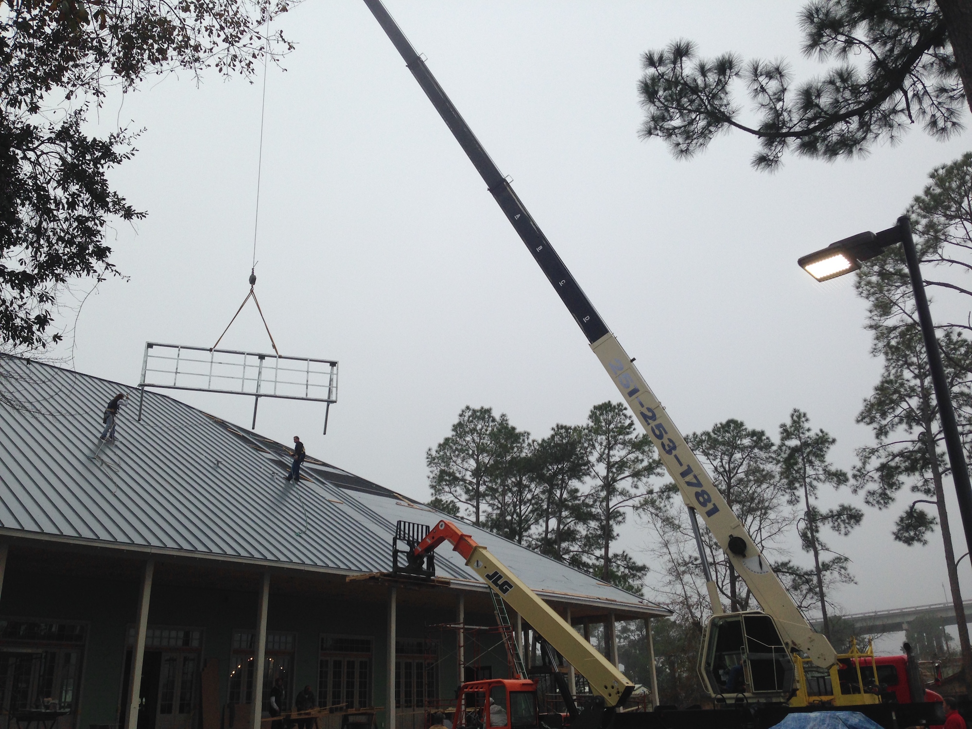 Gulf Coast Welding structural steel fabrication and erection project