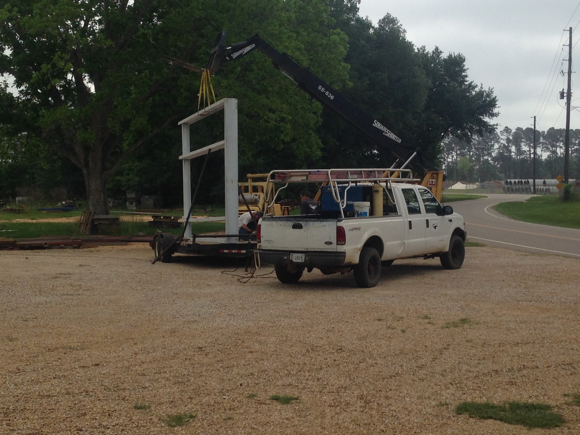 Gulf Coast Welding structural steel fabrication and erection project