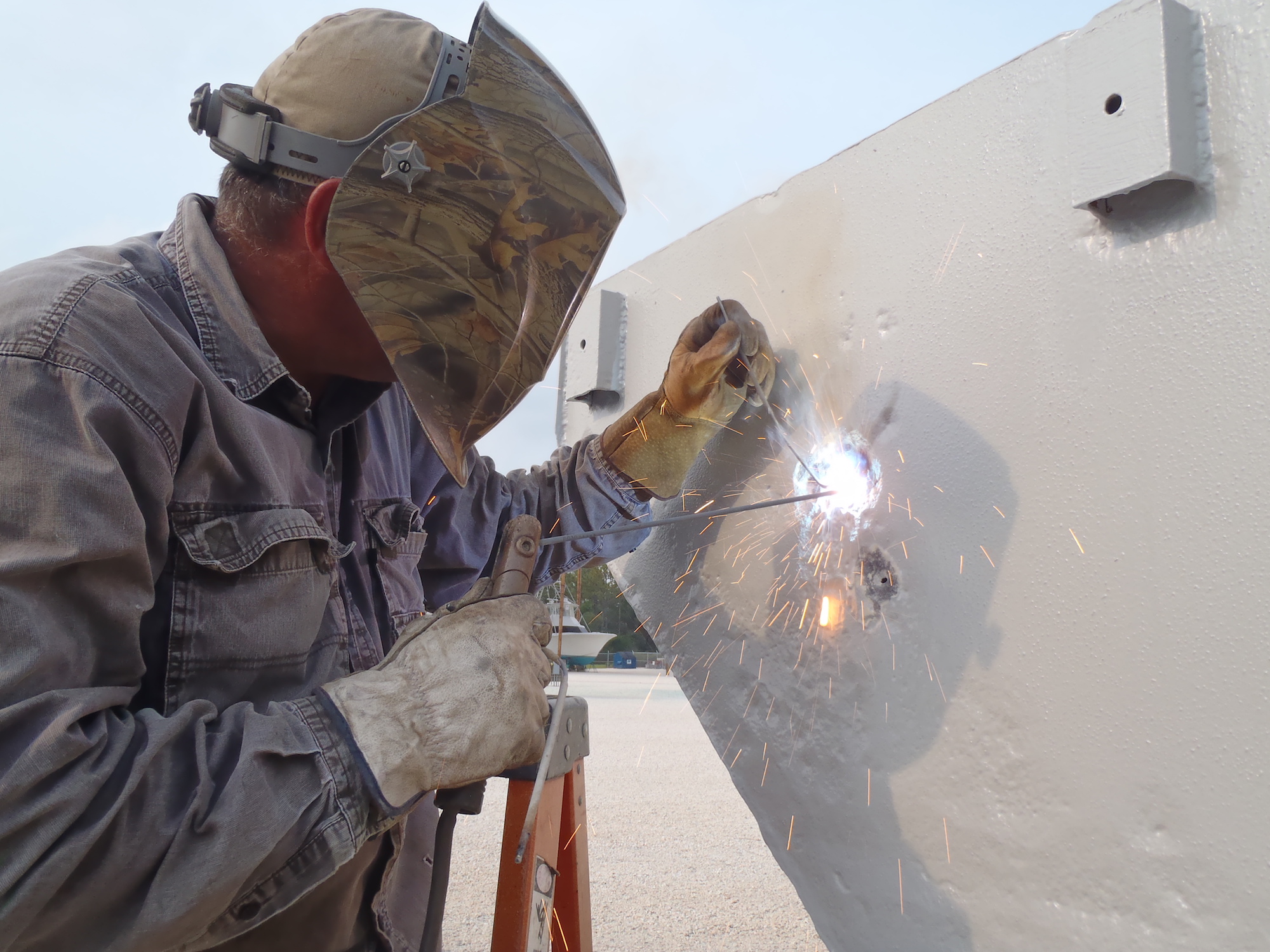 Marine metalwork by Gulf Coast Welding, Inc.