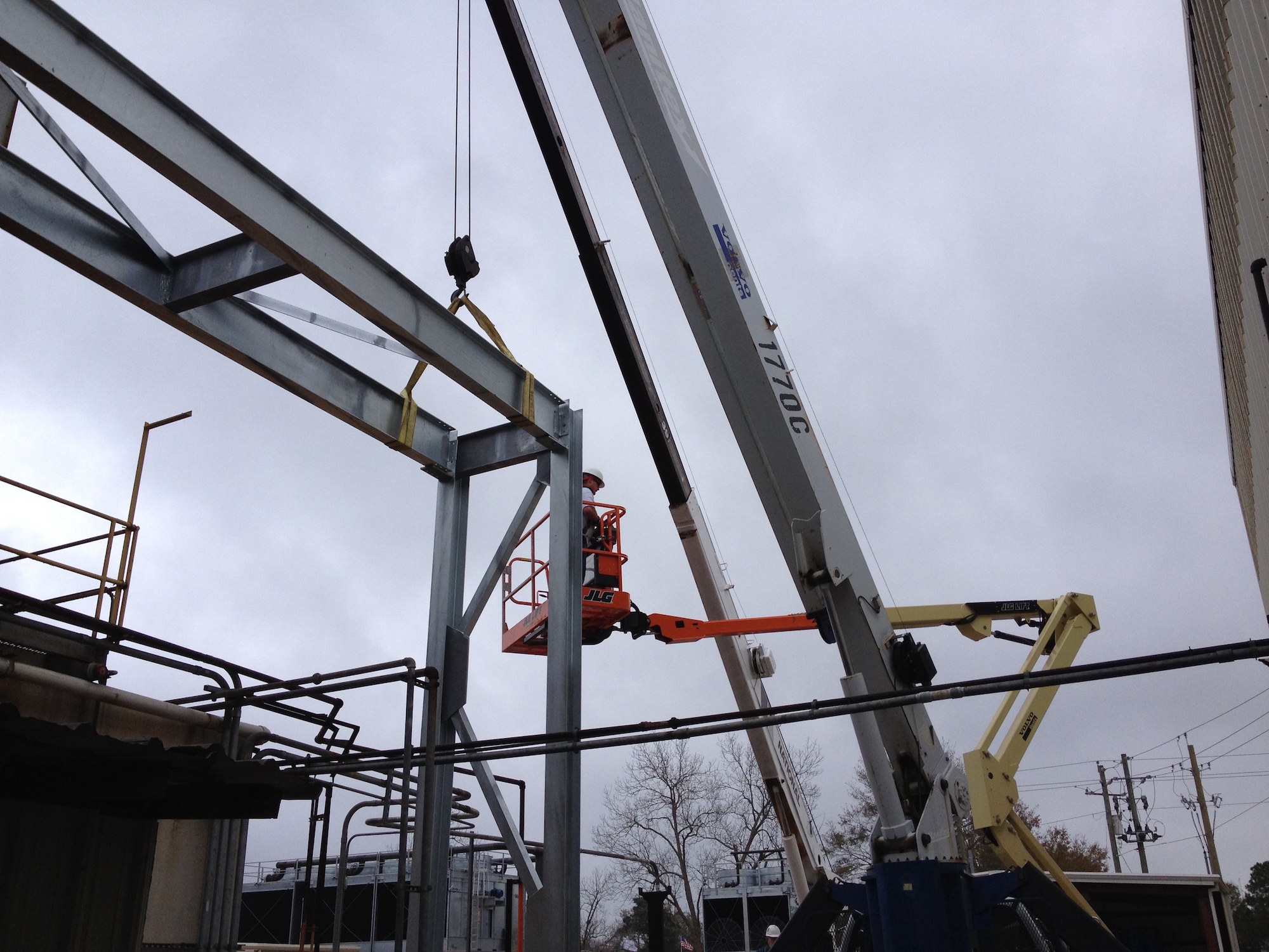Gulf Coast Welding structural steel fabrication and erection project